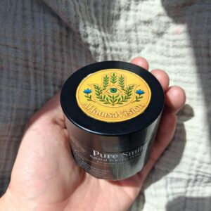 Organic Herbal Toothpowder – Natural, Fluoride-Free, Vegan, 2 oz Amber Jar